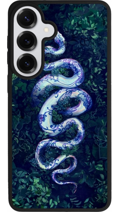 Samsung Galaxy S26+ Case Hülle - Silikon schwarz Snake Blue Anaconda