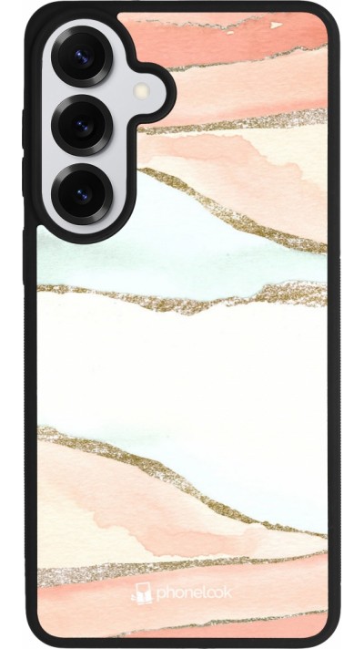 Samsung Galaxy S26+ Case Hülle - Silikon schwarz Shimmering Orange