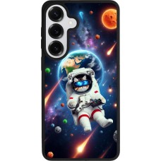 Coque Samsung Galaxy S26+ - Silicone rigide noir VR SpaceCat Odyssey