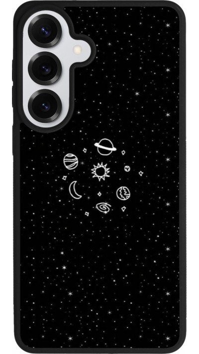 Samsung Galaxy S26+ Case Hülle - Silikon schwarz Space Doodle