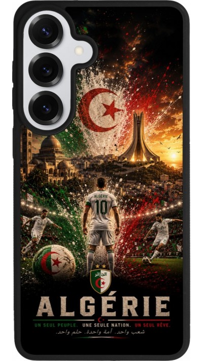 Samsung Galaxy S26+ Case Hülle - Silikon schwarz Fussball Algerien splash 2026