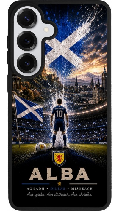 Samsung Galaxy S26+ Case Hülle - Silikon schwarz Fussball Schottland splash 2026