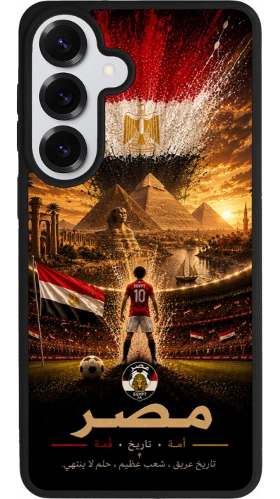 Samsung Galaxy S26+ Case Hülle - Silikon schwarz Fussball Ägypten splash 2026