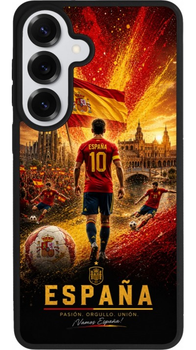 Samsung Galaxy S26+ Case Hülle - Silikon schwarz Fussball Espanien splash 2026