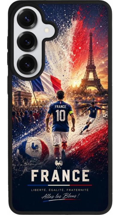 Samsung Galaxy S26+ Case Hülle - Silikon schwarz Fussball Frankreich splash 2026
