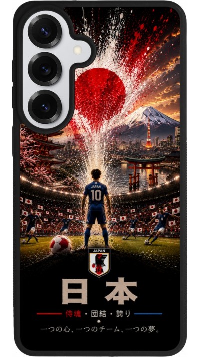 Samsung Galaxy S26+ Case Hülle - Silikon schwarz Fussball Japan splash 2026