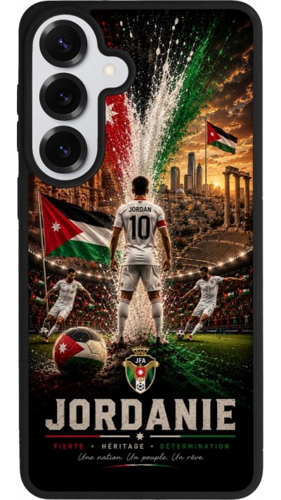 Samsung Galaxy S26+ Case Hülle - Silikon schwarz Fussball Jordanien splash 2026