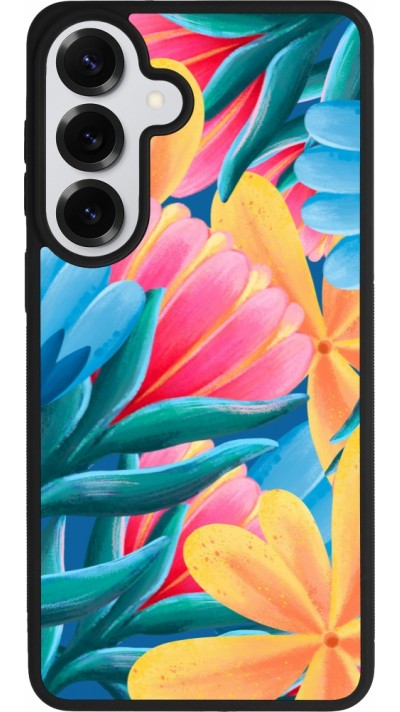 Coque Samsung Galaxy S26+ - Silicone rigide noir Spring 23 colorful flowers