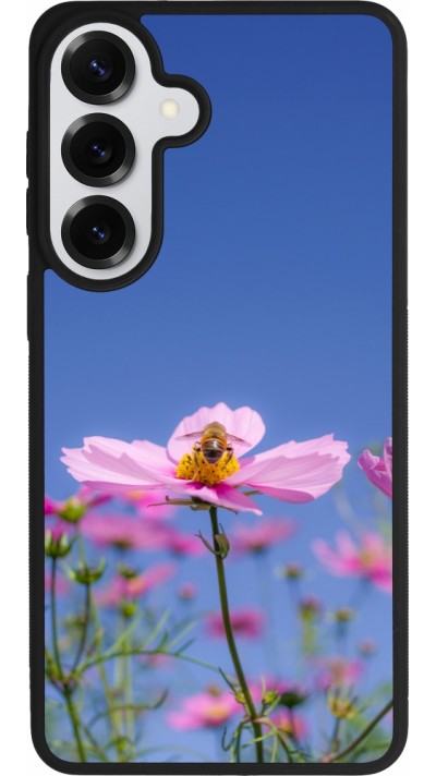 Samsung Galaxy S26+ Case Hülle - Silikon schwarz Bee on a flower 2026
