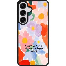 Coque Samsung Galaxy S26+ - Silicone rigide noir Every day is a chance Spring 2026