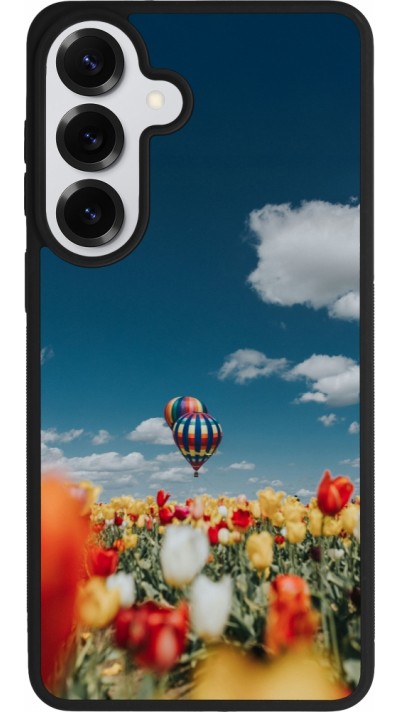 Samsung Galaxy S26+ Case Hülle - Silikon schwarz Hot air balloon 2026