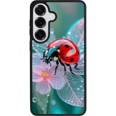 Coque Samsung Galaxy S26+ - Silicone rigide noir Ladybird in bloom Spring 2026