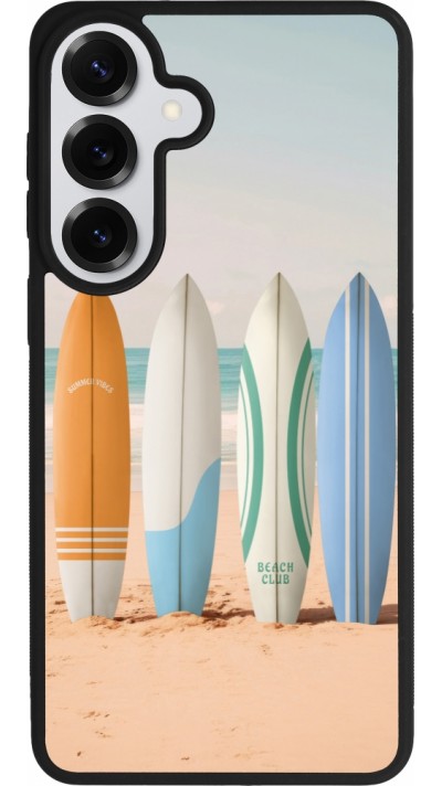 Coque Samsung Galaxy S26+ - Silicone rigide noir Summer surfboard 2025