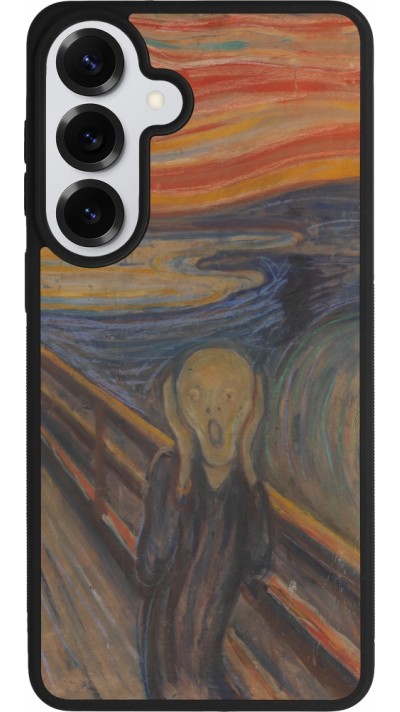Coque Samsung Galaxy S26+ - Silicone rigide noir Tableau art - Le Cri - Edvard Munch