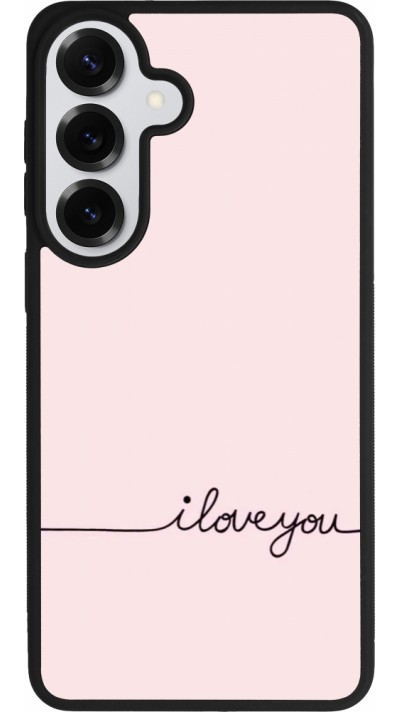 Coque Samsung Galaxy S26+ - Silicone rigide noir Valentine 2023 i love you writing