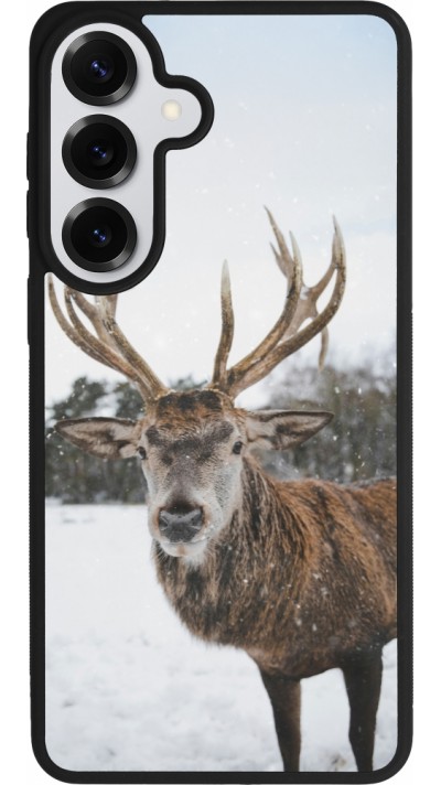 Samsung Galaxy S26+ Case Hülle - Silikon schwarz Winter 25 Winter reindeer