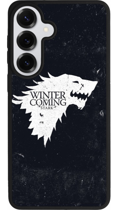 Samsung Galaxy S26+ Case Hülle - Silikon schwarz Winter is coming Stark