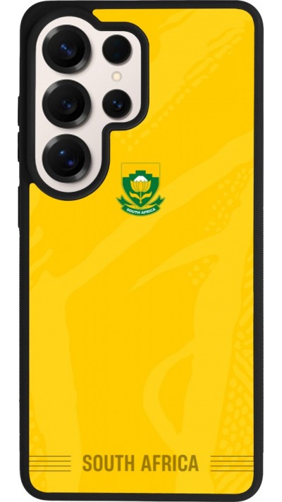 Coque Samsung Galaxy S26 Ultra - Silicone rigide noir Maillot de football Afrique du Sud 2026 personnalisable