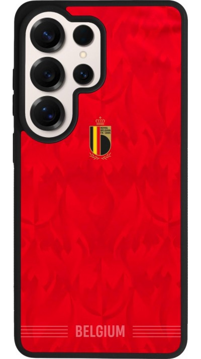 Samsung Galaxy S26 Ultra Case Hülle - Silikon schwarz Belgien 2026 personalisierbares Fussballtrikot