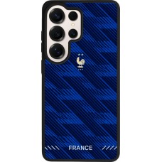 Coque Samsung Galaxy S26 Ultra - Silicone rigide noir Maillot de football France 2026 personnalisable