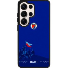 Coque Samsung Galaxy S26 Ultra - Silicone rigide noir Maillot de football Haiti 2026 personnalisable