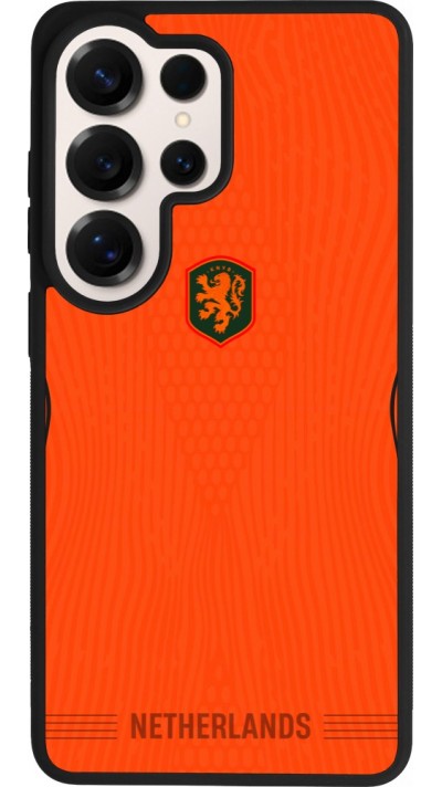 Samsung Galaxy S26 Ultra Case Hülle - Silikon schwarz Niederlande 2026 personalisierbares Fussballtrikot