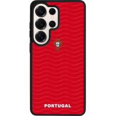 Coque Samsung Galaxy S26 Ultra - Silicone rigide noir Maillot de football Portugal 2026 personnalisable