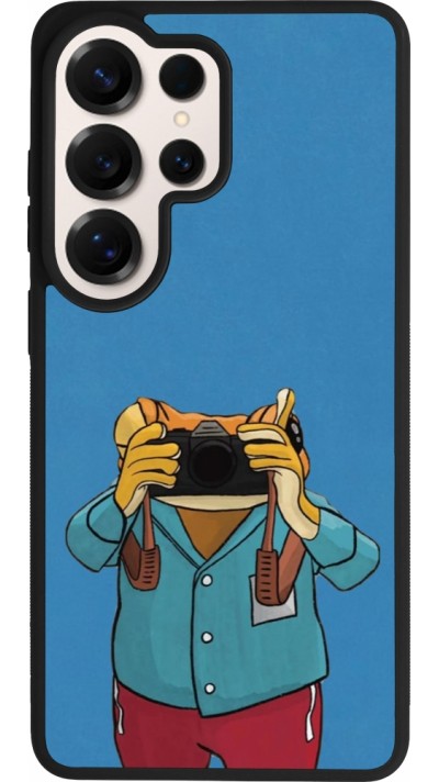 Coque Samsung Galaxy S26 Ultra - Silicone rigide noir Frog with camera DTMF