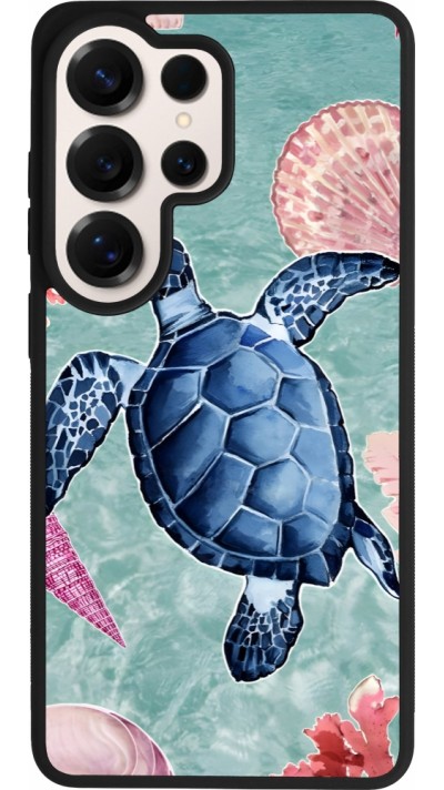 Coque Samsung Galaxy S26 Ultra - Silicone rigide noir Preppy Turtle