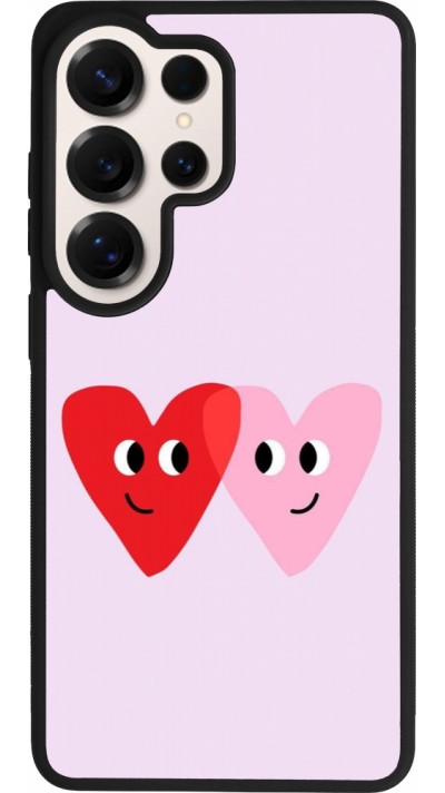 Coque Samsung Galaxy S26 Ultra - Silicone rigide noir Saint Valentines Day 26 Heart