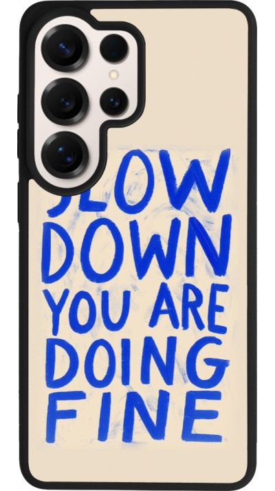 Coque Samsung Galaxy S26 Ultra - Silicone rigide noir Slow down 2026