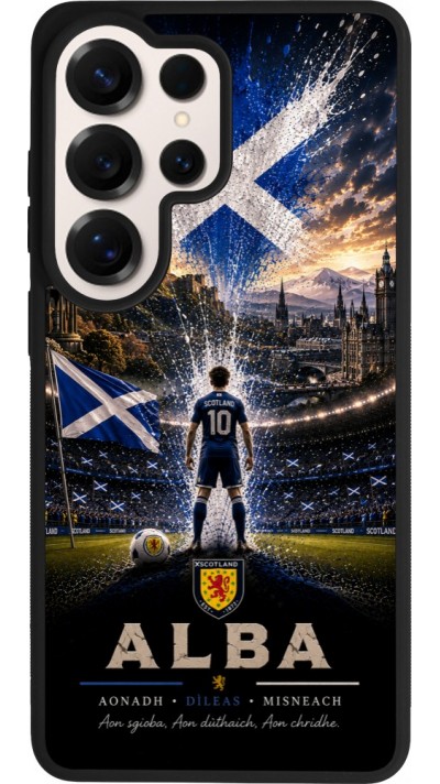 Samsung Galaxy S26 Ultra Case Hülle - Silikon schwarz Fussball Schottland splash 2026