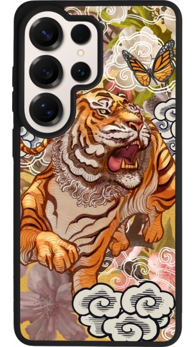 Coque Samsung Galaxy S26 Ultra - Silicone rigide noir Spring 23 japanese tiger