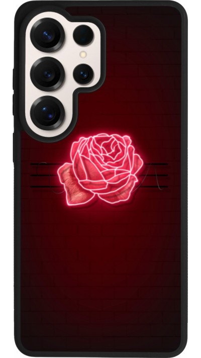 Coque Samsung Galaxy S26 Ultra - Silicone rigide noir Spring 23 neon rose