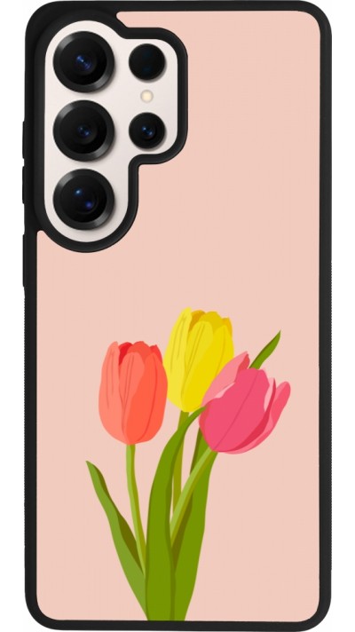 Coque Samsung Galaxy S26 Ultra - Silicone rigide noir Spring 23 tulip trio