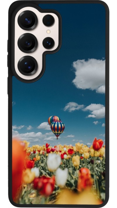 Samsung Galaxy S26 Ultra Case Hülle - Silikon schwarz Hot air balloon 2026