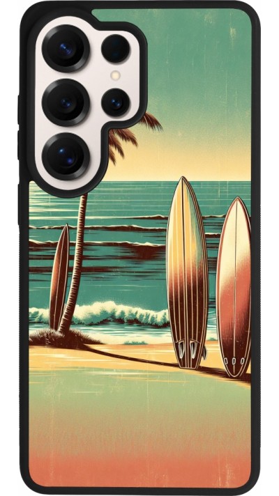 Coque Samsung Galaxy S26 Ultra - Silicone rigide noir Surf Paradise