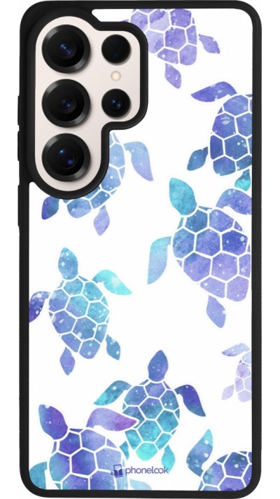 Coque Samsung Galaxy S26 Ultra - Silicone rigide noir Turtles pattern watercolor