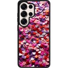 Coque Samsung Galaxy S26 Ultra - Silicone rigide noir Valentine 2025 Confetti