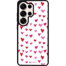 Coque Samsung Galaxy S26 Ultra - Silicone rigide noir Valentine 2022 Many pink hearts