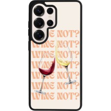 Coque Samsung Galaxy S26 Ultra - Silicone rigide noir Wine not