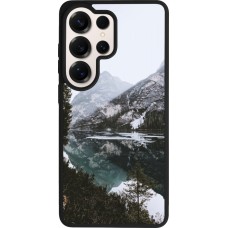 Coque Samsung Galaxy S26 Ultra - Silicone rigide noir Winter 22 snowy mountain and lake