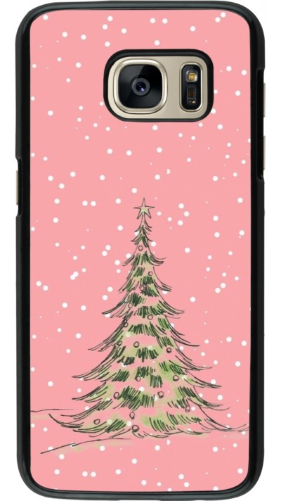 Coque Samsung Galaxy S7 - Christmas 25 Pink Tree