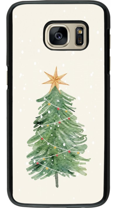Coque Samsung Galaxy S7 - Christmas 25 Sketch Tree