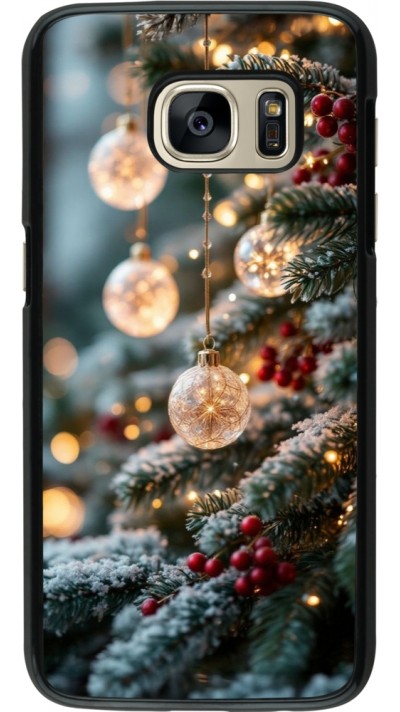 Coque Samsung Galaxy S7 - Christmas 25 Xmas Decorated Tree