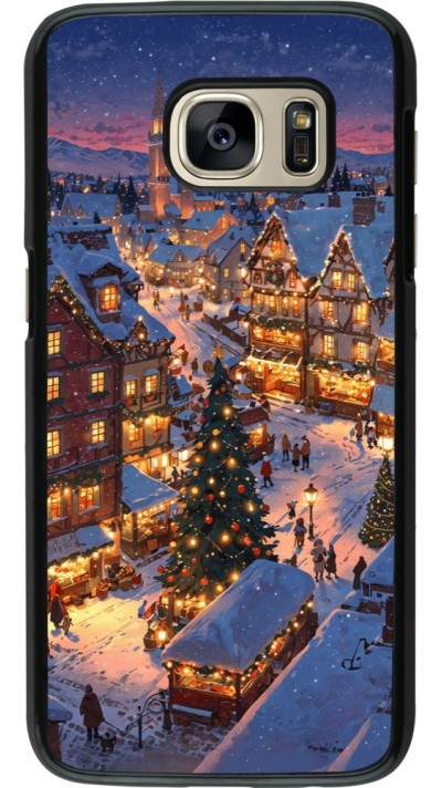 Coque Samsung Galaxy S7 - Christmas 25 Xmas Village
