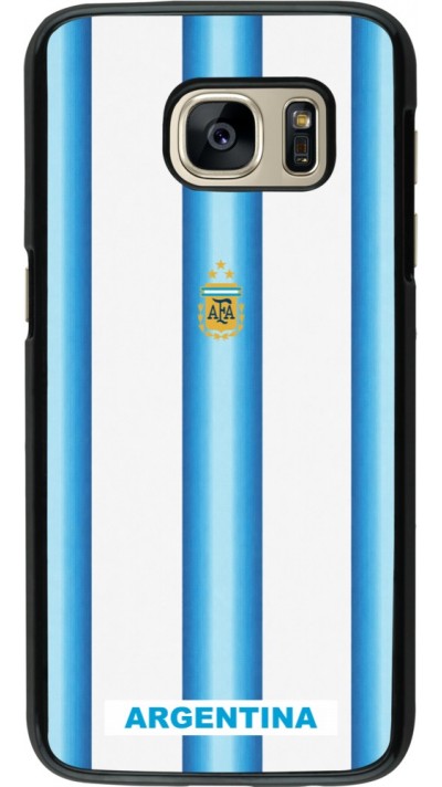 Coque Samsung Galaxy S7 - Maillot de football Argentine 2026 personnalisable