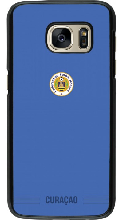 Coque Samsung Galaxy S7 - Maillot de football Curaçao 2026 personnalisable