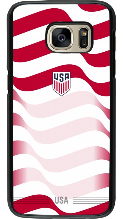Coque Samsung Galaxy S7 - Maillot de football E?tats Unis 2026 personnalisable