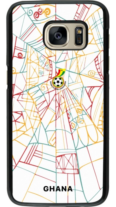 Coque Samsung Galaxy S7 - Maillot de football Ghana 2026 personnalisable